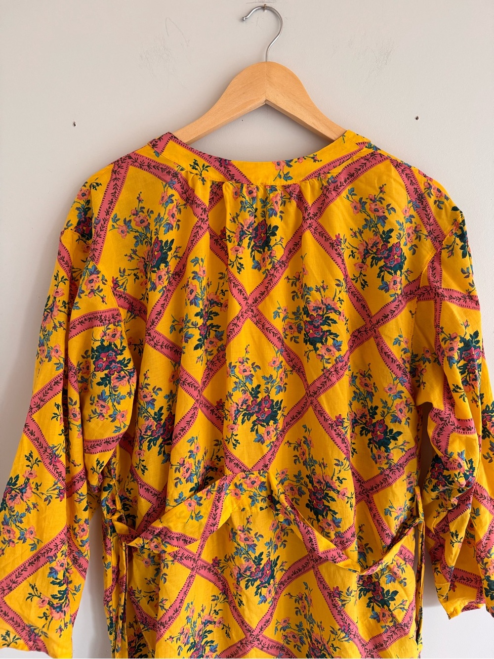 Free People Yellow Floral Robe - Picture 9 of 9